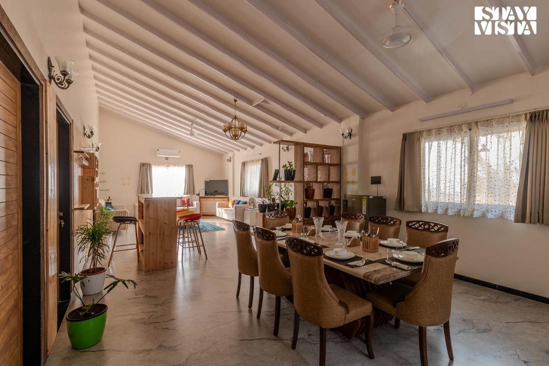 Stayvista'S Harvest Haven - Pool-View Villa With Deck & Machan Near Sula Nashik Exteriör bild